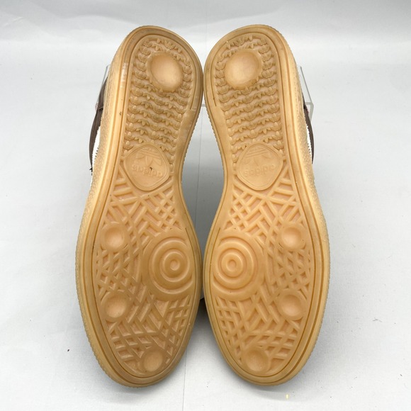 Adidas Womens 9 Handball Spezial Brown Pink Gum Sole Sneakers Shoes Casual - Picture 10 of 11